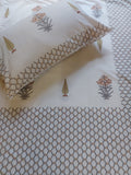 Baagh Superking Bedsheet - Beige