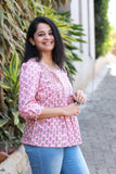 Woman's Tunic - Pink Butti