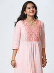 Woman's Semi Festive Wear - Peach