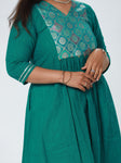 Woman's Semi Festive Wear - Teal