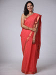 Mangalgiri Cotton Saree with Nizam Border - Pink