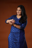 Woman's Festive Kurta - Blue