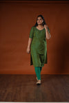 ANANDI - Woman's Festive Kurta - Green