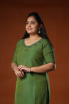 ANANDI - Woman's Festive Kurta - Green