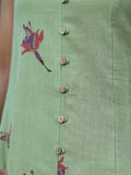 BAHAAR - Organic Cotton Woman's Dress - Green