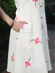 BAHAAR - Organic Cotton Woman's Dress - Off White