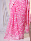 Soft Jamdani Saree - Light Pink