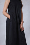 Woman's Dress + Reversible Jacket Set - Black