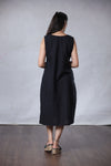 Woman's Dress + Reversible Jacket Set - Black