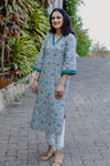 Woman's Casual Kurti - Grey