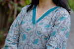 Woman's Casual Kurti - Grey