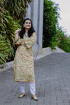 Woman's Casual Kurti - Yellow