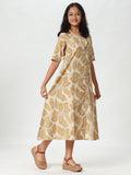 Woman's Vanaspati Casual Dress - Yellow