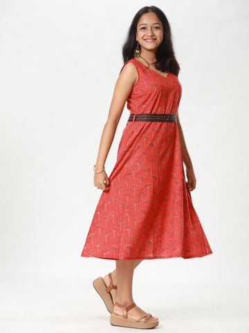 Woman's Vanaspati Casual Dress - Red