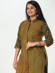 Woman's Co-Ord Set - Green Ajrakh