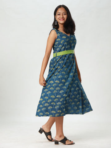 Woman's Vanaspati Casual Dress - Blue