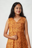 Woman's Vanaspati Casual Dress - Mustard Yellow