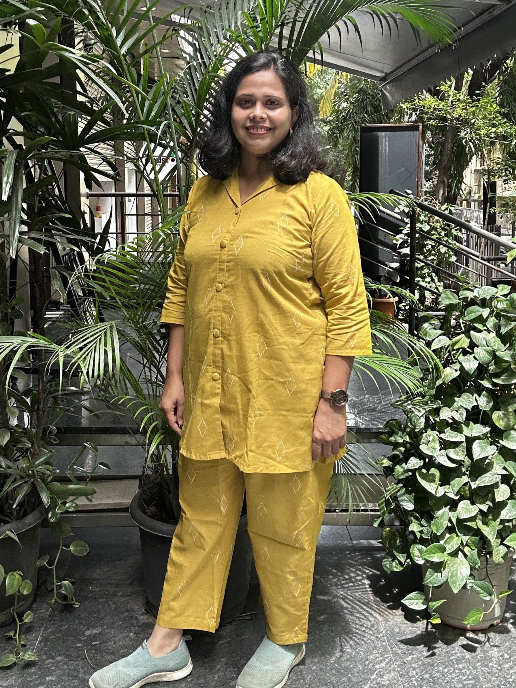 Woman's Co-Ord Set - Mustard