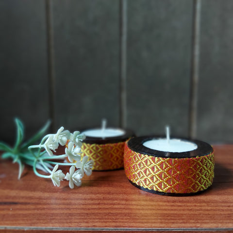 Wooden Candle Holder