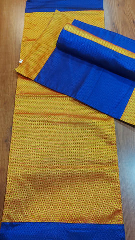 Table Mat & Table Runner Set - Orange + Blue