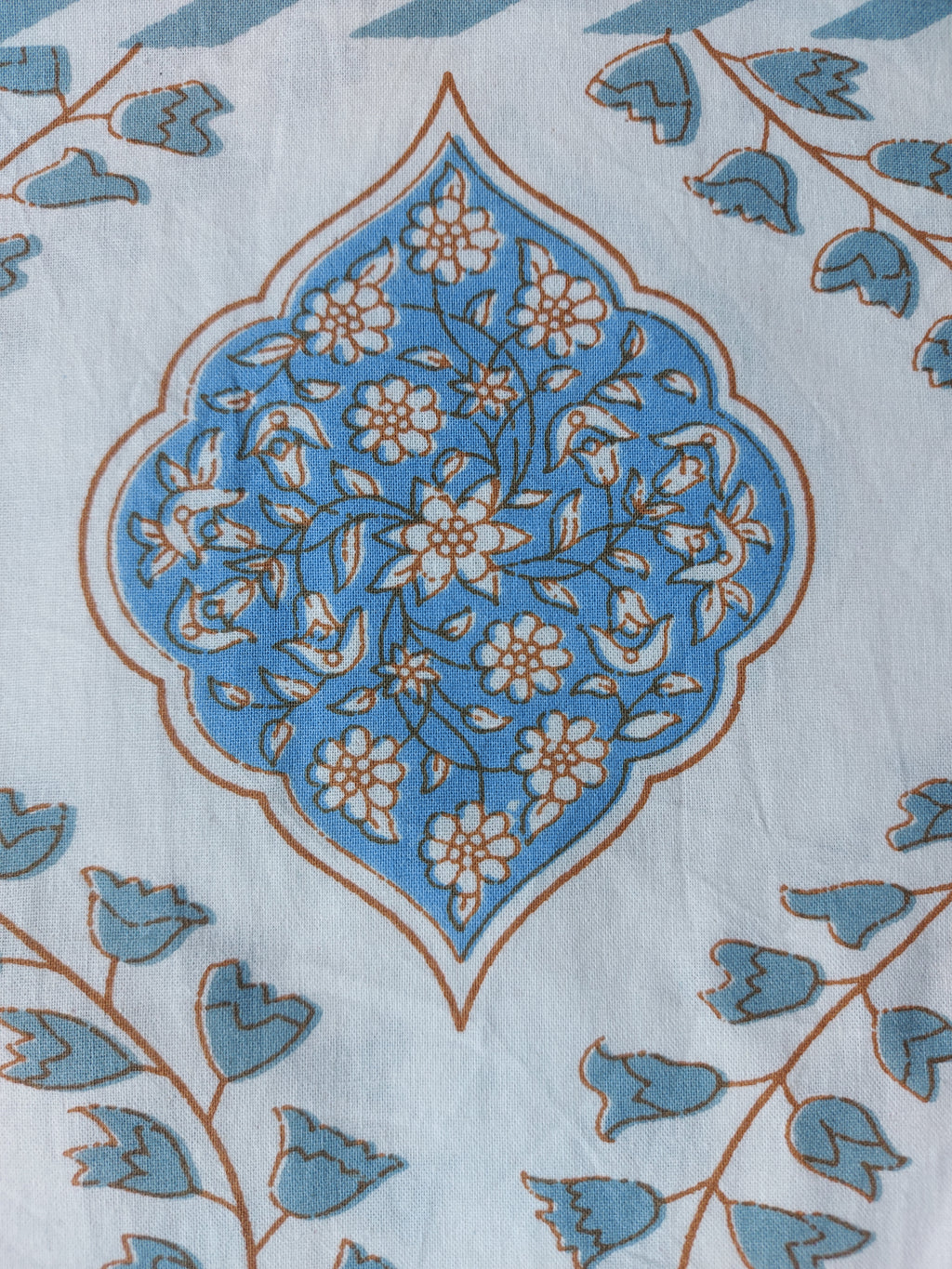 Baagh Double Bedsheet - Blue