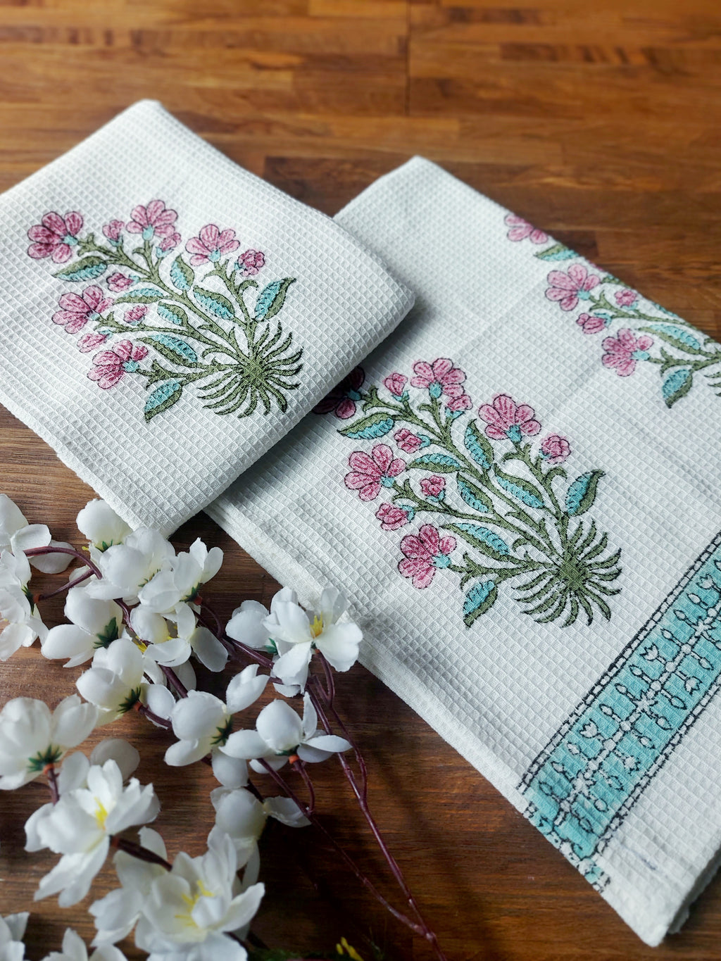 Waffle Hand Napkin Set