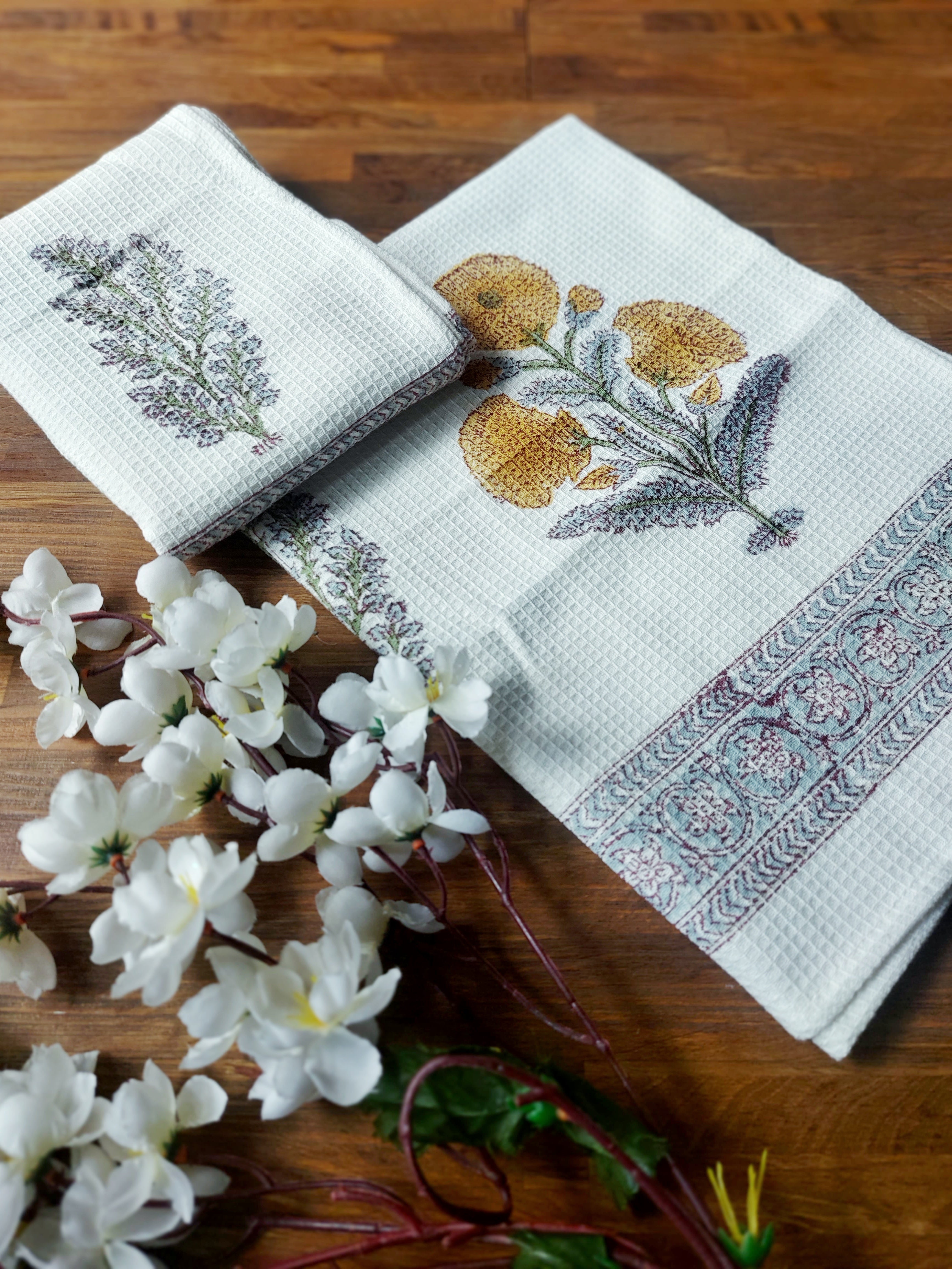 Waffle Hand Napkin Set