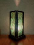 Table Lamp Tall - Green Floral