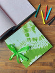 Doodle Fabric Diary - Green