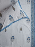 Heritage Double Bedsheet - Blue