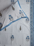 Heritage Double Bedsheet - Blue