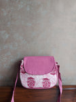 Cotton Square Sling - Pink