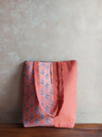 Cotton Tote Bag - Rust