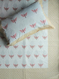 Baagh Double Bedsheet - Beige Butti