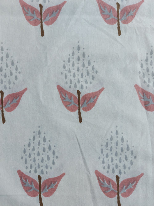 Baagh Double Bedsheet - Beige Butti