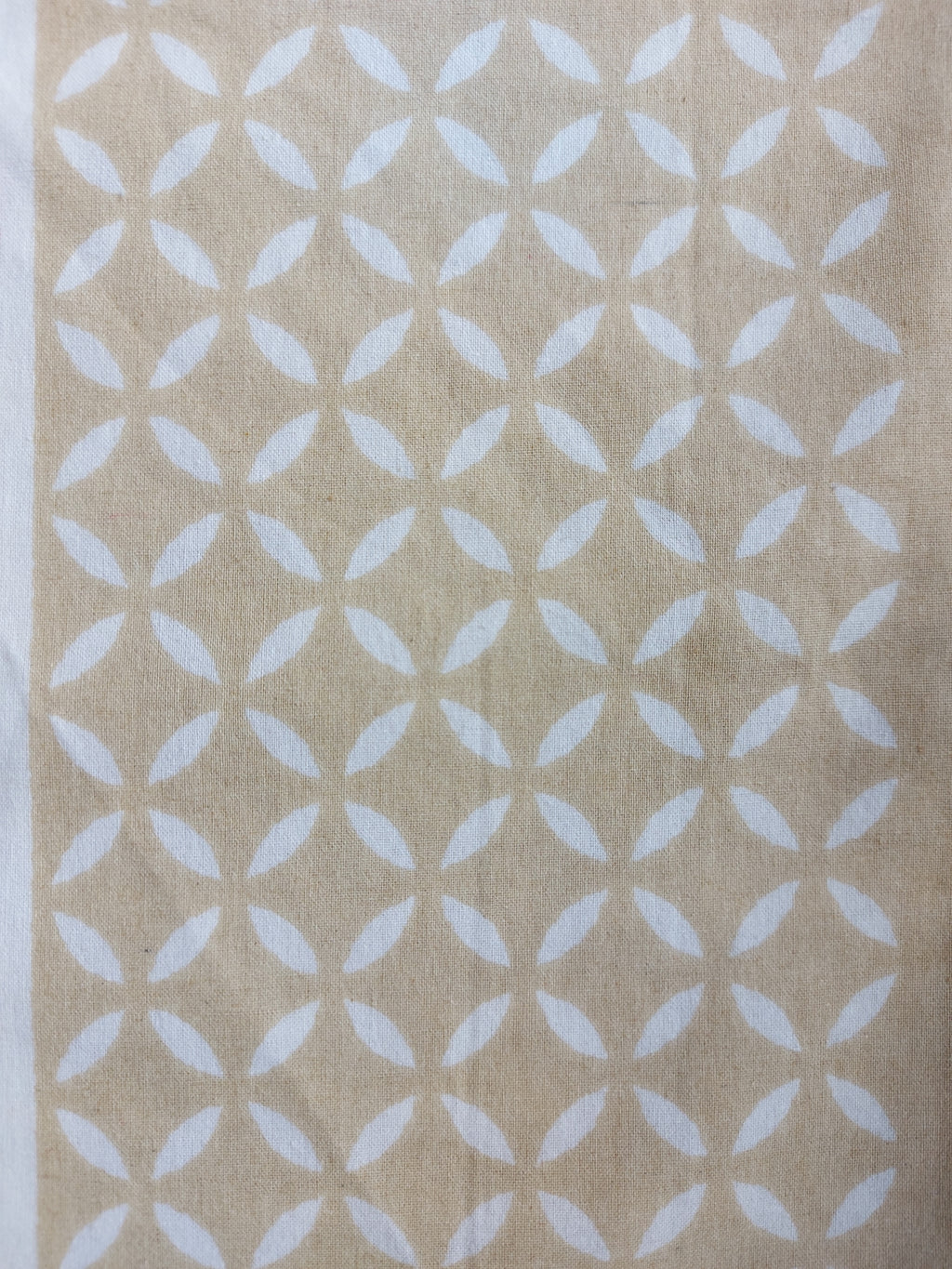 Baagh Double Bedsheet - Beige Butti