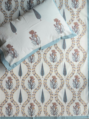 Baagh Double Bedsheet - Beige