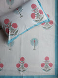 Baagh Double Bedsheet - Pink