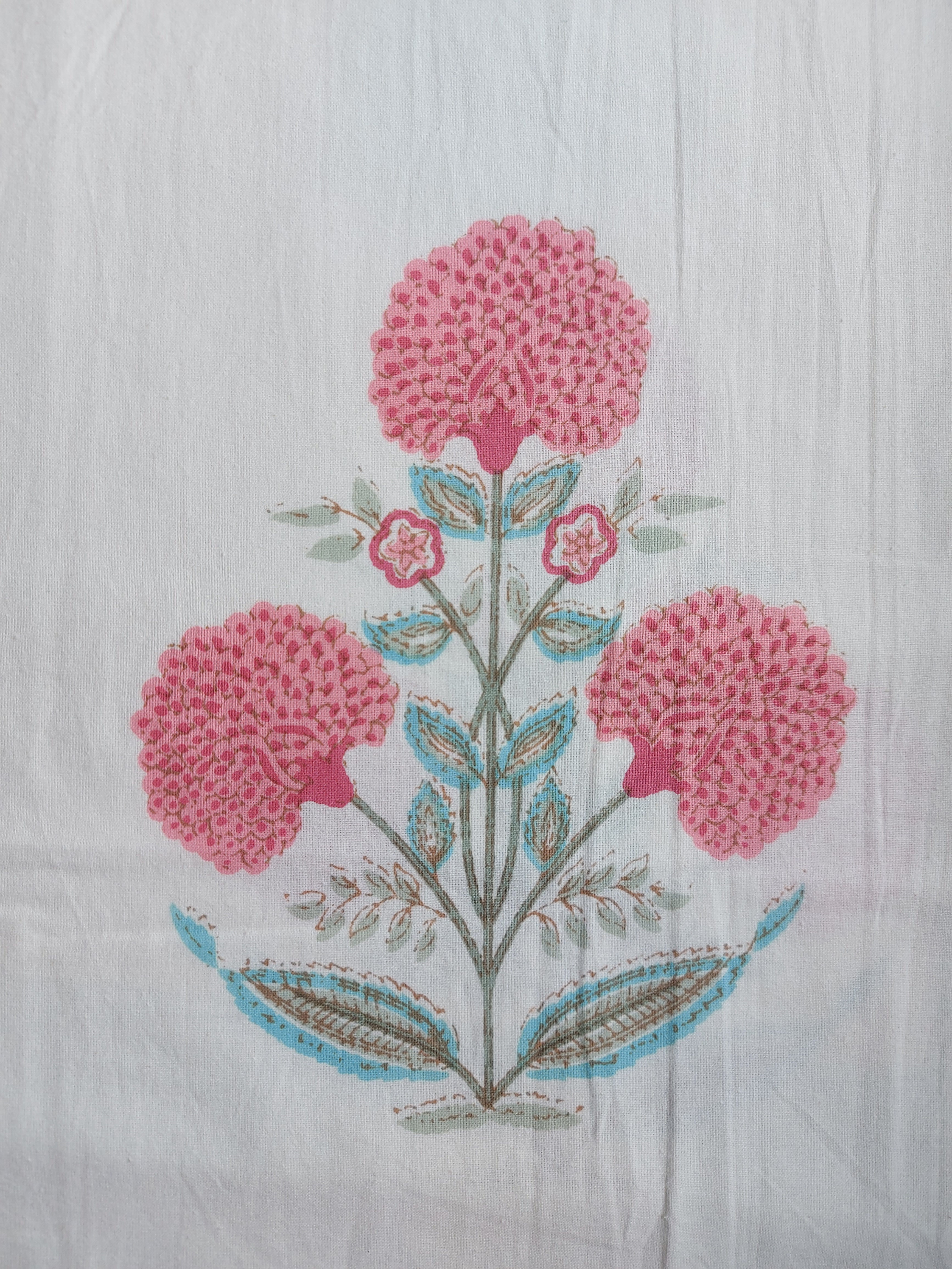 Baagh Double Bedsheet - Pink