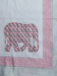 Premium Block Print Double Bedsheet - Elephant