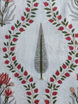 Baagh Double Bedsheet - Maroon