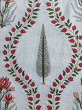Baagh Double Bedsheet - Maroon
