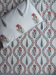 Baagh Double Bedsheet - Maroon