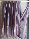 Mangalgiri Pattu Silk Dupatta - Metallic Purple