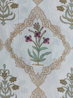 Baagh Double Bedsheet - Teal