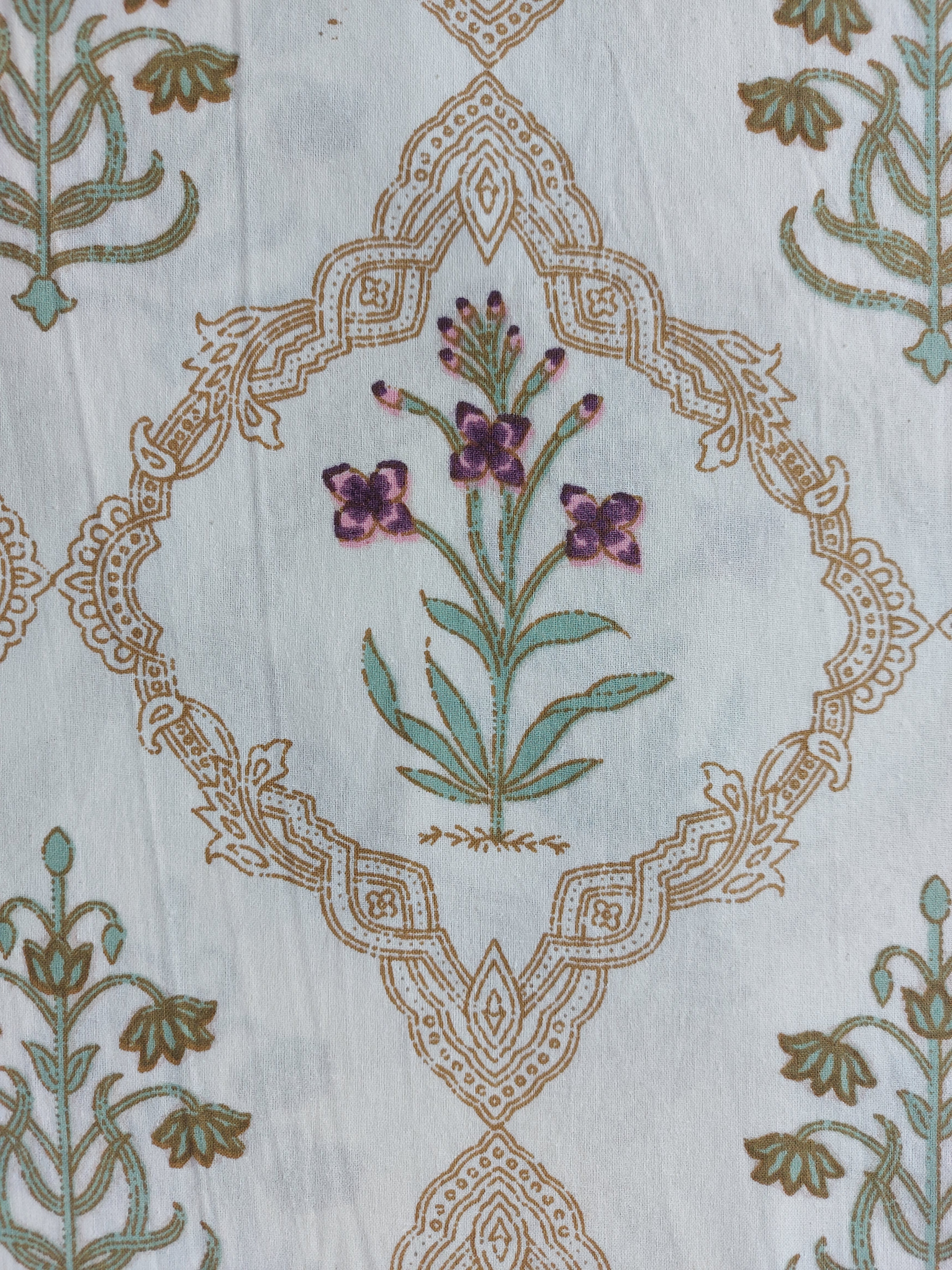 Baagh Double Bedsheet - Teal