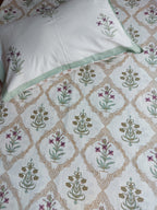 Baagh Double Bedsheet - Teal