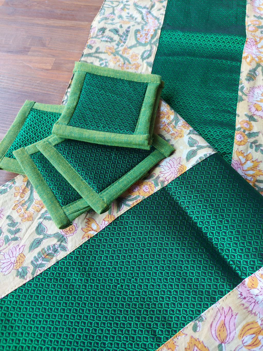 Table Runner & Tea Coaster Set