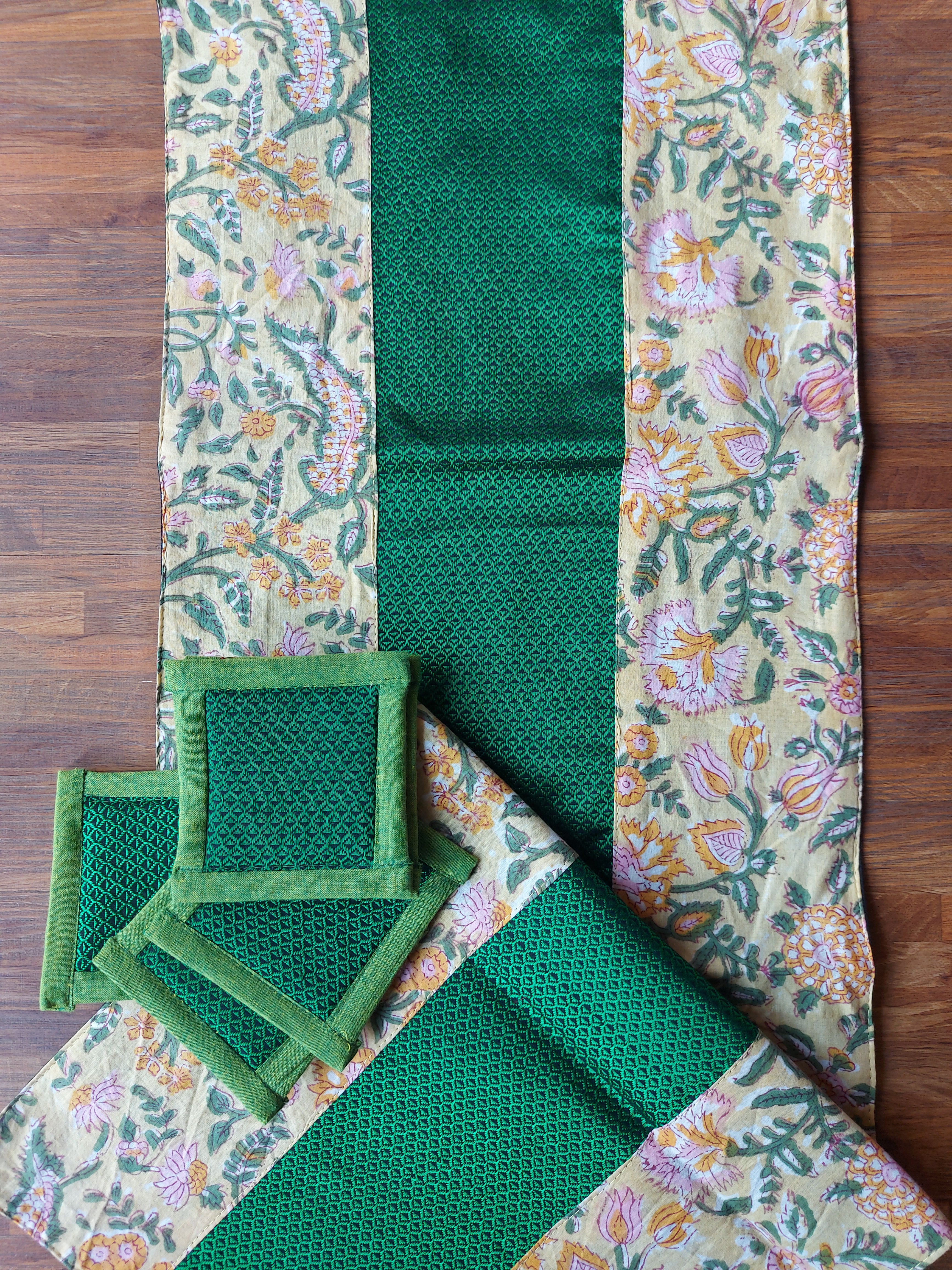 Table Runner & Tea Coaster Set