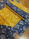 Table Mat & Table Runner Set - Yellow & Blue